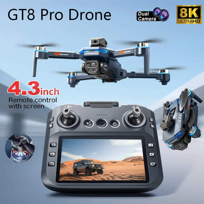 Drone Gimbal Mount - 2026 New GT8 Drone GPS 8K