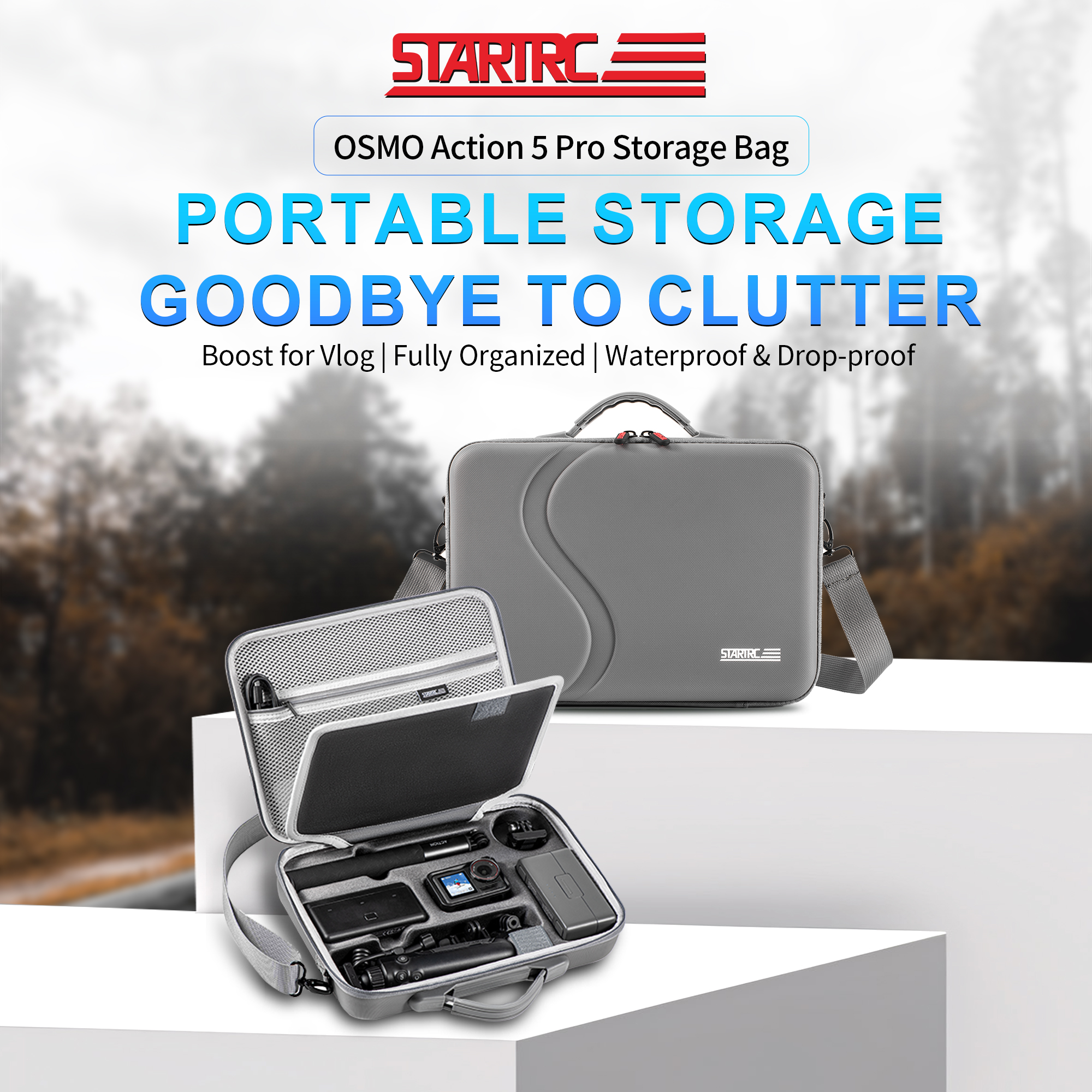 Drone Gimbal Case - Action 5 Pro Carrying Case, Portable