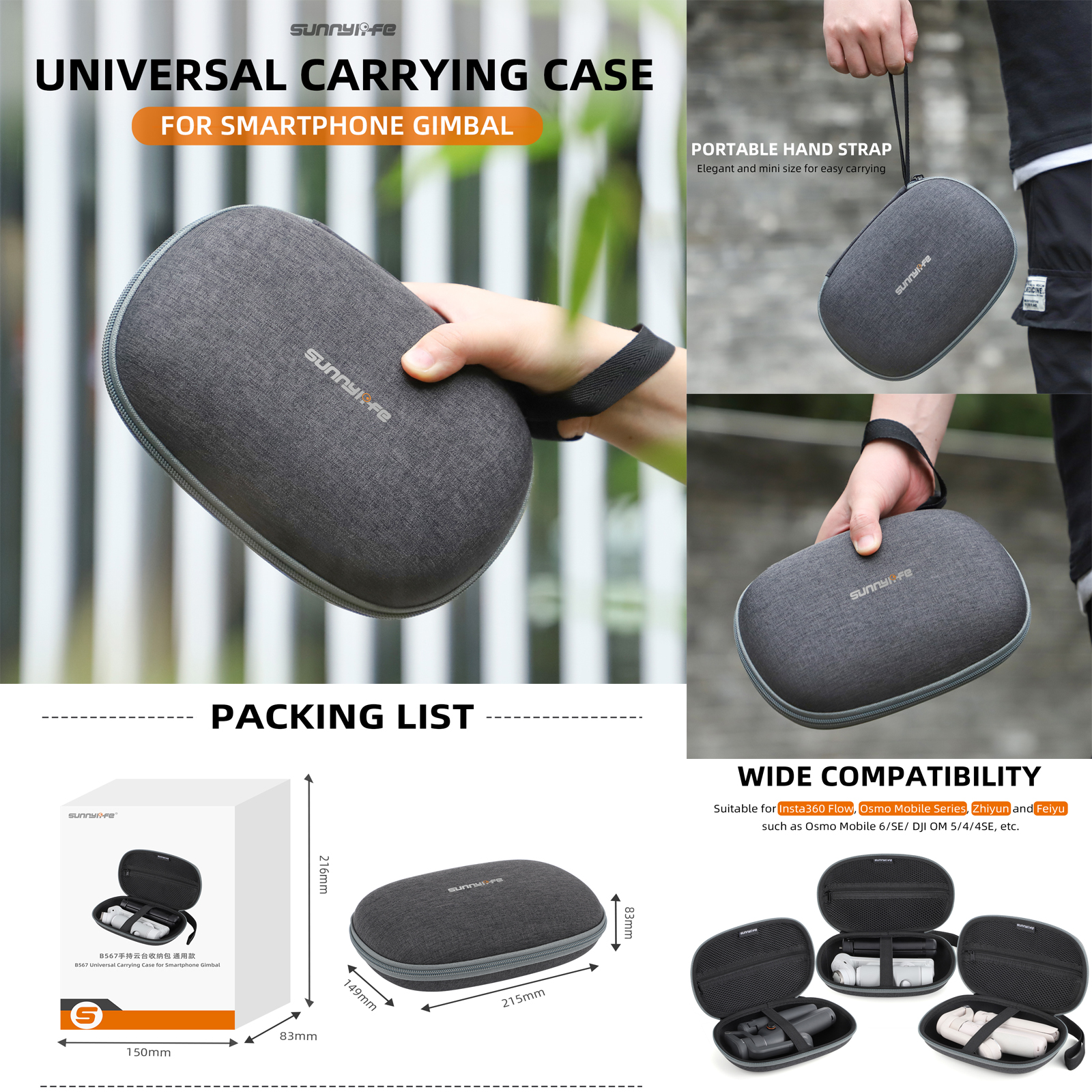 Sunnylife Hard Case Protective - Drone Gimbal For Insta360 review and price