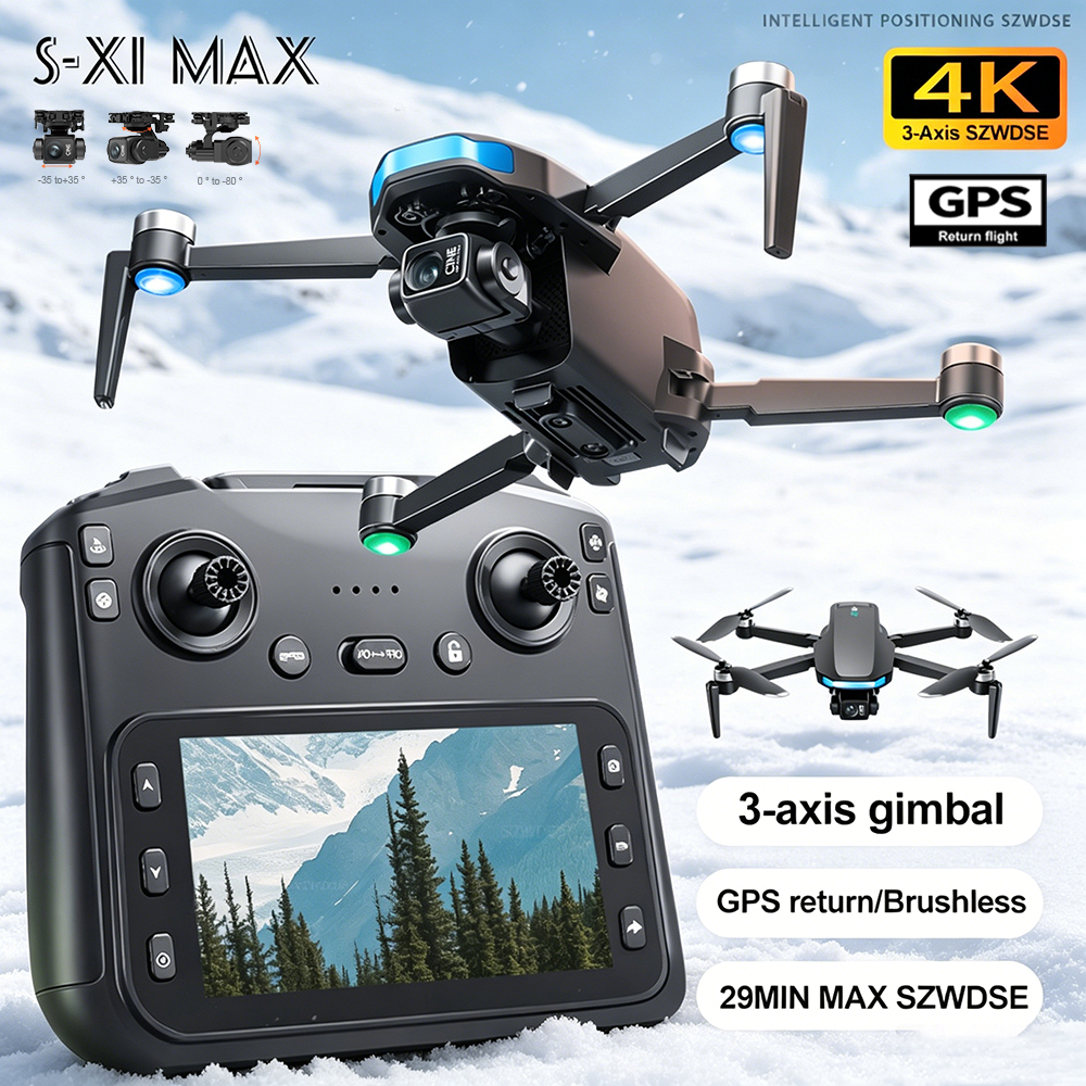 New S-X1 MAX Drone GPS 8K Prof - Drone Gimbal Mount review and price