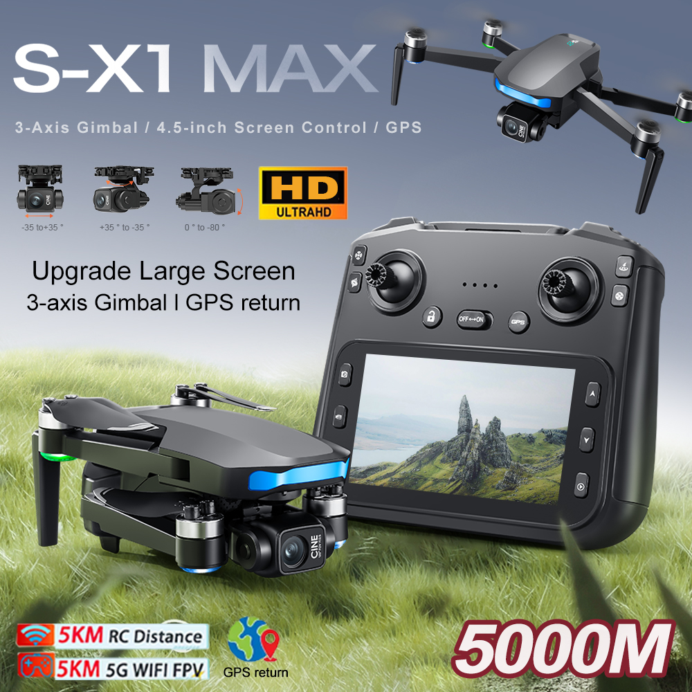 New S-X1 MAX Drone GPS 8K Prof - Drone Gimbal Mount review and price