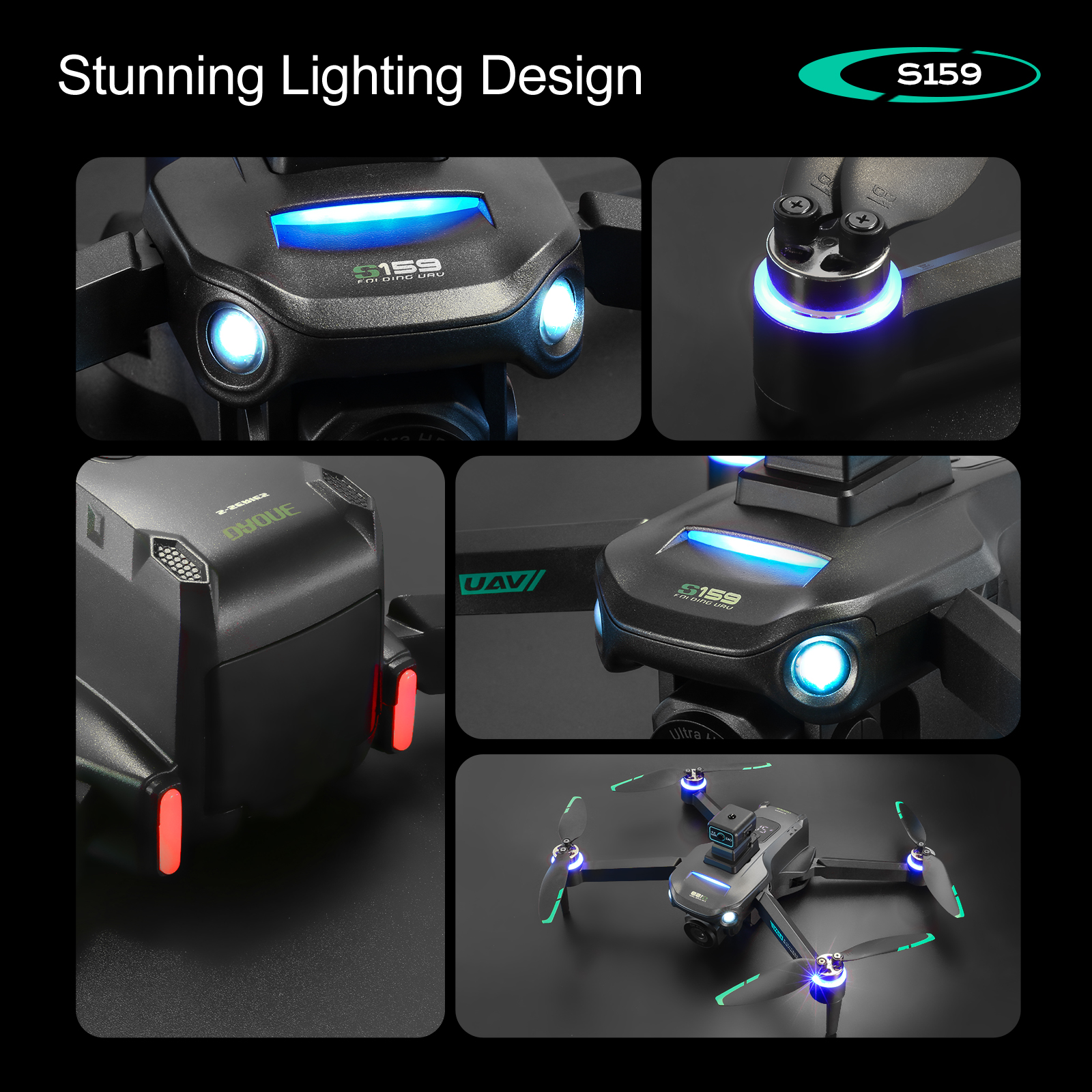 S159 GPS Drone 4K Profesional  - Drone Gimbal Brushless review and price